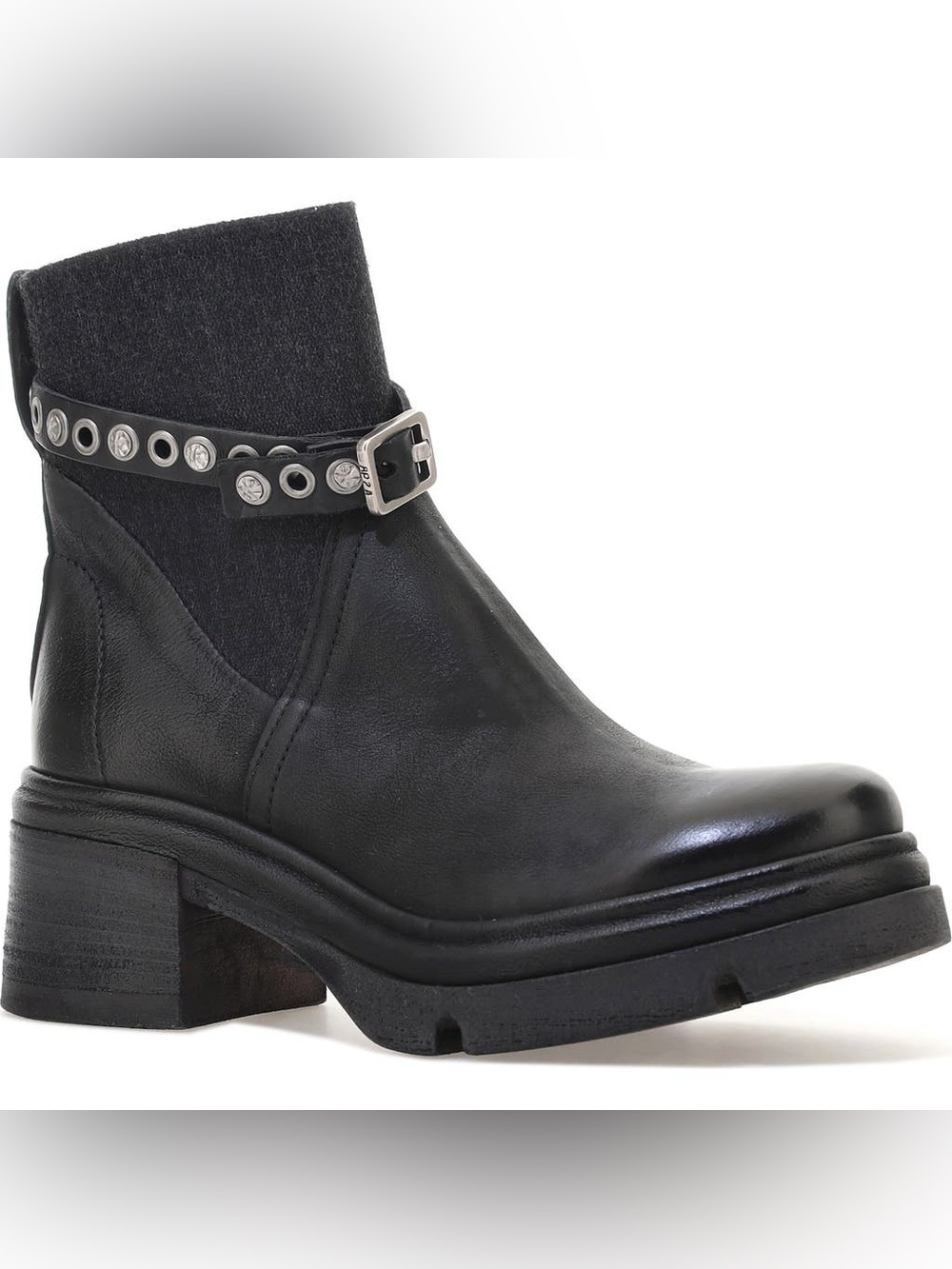 A.S.98 Edie Black Lug Sole Ankle
Boots Women's Size 6